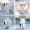 2019 Summer Collection Air Balloon Trip Charms 925 Sterling Silver Propeller طائرة قلادة سحر Monkey Beads Fit Bracelet DIY6056091