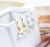 Fashion New Arrival Crystal Classic Dangle Charm Earrings For Woman Female Jewelry Korean Simple Earrings