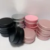 100 x 30 g rose goud schroefdraad aluminium zalf jar 30 ml cosmetische make-up lippenstift lip balsem concealer hervulbare metalen tin pot