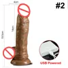 Dildo vibrante realistico Super simulazione di alta qualità 4 stili USB Alimentato tramite USB per le donne Masturbazione Prodotti per giocattoli sessuali