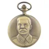 Классический антикварный сталин дизайн Quartz Pocket Watch Countrace Watch Watches Retro Steampunk Pendant Men Женщины подарки на день рождения подарки