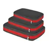 旅行圧縮袋ジッパー旅行防水収納袋セット防水洋服洗浄袋