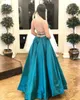 2020 Arabic Prom Dresses Ball Gown Quinceanera Spaghetti Straps Ruched Sweet 16 Dresses For Girls Formal Party Gowns With Front Split Slit
