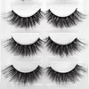 3D Mink False Eyelashes 5 Pairs Eyelash Extensions Natural Long Thick Eye Lashes Hand made Fluffy Fake lash Makeup Beauty Tools