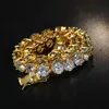 Теннисный браслет-цепочка с покрытием из 18-каратного золота в стиле хип-хоп, 256 мм, однорядный браслет с бриллиантами для мужчин и женщин, кубинские цепи, рэпер Jewel2724869