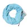 Fashion Unisex Stretchy Pocket Scarf Creative Loop Secret Hidden Zipper Scarf Winter Warm Solid Ring Blanket Wrap Scarves LJJ_TA1287