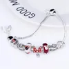 Wholesale-925 Murano Dog pendant Charm beads bracelet fit Pandora Cartoon bracelet jewelry