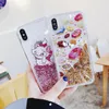 CARRECOTON FLAMINGO IQUID CAPELA DE TOPELO MELÓRIA E MOLENTE para iPhone X 7 7Plus 8 8Plus 6 6S TPU8844855