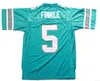 Atacado Ray Finkle Ace Ventura: Filme de Jersey de Futebol Men do Filme de Pet All Ed Teal Color