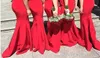 2019 Moda Lavanta Mermaid Uzun Nedime Elbisesi Dantel Aplikler Örgün Hizmetçi Onur Kıyafeti Artı Boyutu Custom Made