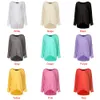 Broadcloth 5XL Plus Storlek T-shirt Kvinnor Koreansk Casual Lång Camisetas Mujer Batwing Sleeve Lös T-shirt Kvinna Rosa Tunika Toppar Trend