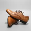 Männer Leder ankommen Neues Echt -Geschäftskleid Schnürung Derby hochwertige formelle Büroschuhe für Männer und Buine Dre Schuh