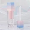 Girls Lip Gloss Tubes Plastikowy Odcień DIY Pusty Pakiet Makeup Lipgloss Płynny Szminka Case Beauty Packaging HHAA103