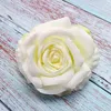 High quality large curled rose head wholesale hand DIY fake rose flower flower silk cloth for party mermaid supplies bedroom decor