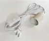 1.8M Power Cord Cable E27 Lamp Bases round plug with switch wire for chandelier Bulb Holder Lamp 85-265V Hanging Light Socket