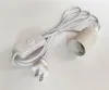 1.8M Netsnoer Kabel E27 Lampvoeten Ronde Plug Met Schakelaar Draad Voor Kroonluchter Lamp Houder Lamp 85-265V Opknoping Licht Socket