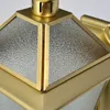 America Loft Glas Koper Indoor Wandlamp Gouden Slaapkamer LED Wandlamp Art Minimalistische Nachtkastje Gang Wandkandelaar E27 12W LED Lamp warm