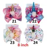 Unicorn Children's Pailletten Bows Haarspeld Jojo Siwa Angle Girl Ribbon Hoofdtooi Barrettes Haaraccessoires Geschenken voor kinderen