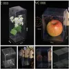 Gratis schip 50 stks Cuboid Plastic Clear PVC Boxes Transparant Waterdichte Geschenkdoos PVC Carry Cases Verpakkingsdoos voor Sieraden / Candy / Speelgoed / Cake