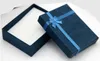 5 * 8 * 2.5 cm Blu navy Moda per Charms Perline Confezione regalo Confezione per pendenti Collane Orecchini Anelli Bracciali Gioielli Spedizione gratuita