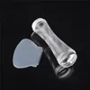Double-End Enter Nail Art Stamper Pure Clear Jelly Silikonowe Nail Art Stamper Scrober 2.4cm 2.8 cm Nail stamp Digning Tool 0603050