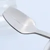 Stainless Steel Coffee Mixing Spoon Long Handle Cocktail Ice Cream Scoop Silver Jam Honey Spoons Thicken Kitchen Tableware Scoops DBC BH3087