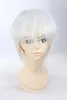 Anime Tokyo Ghoul Kisho Arima courte perruque de cheveux Cosplay blanc pur