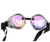 Party Favor Retro Ronde Caleidoscoop Zonnebril Mannen Vrouwen Designer Caleidoscoop lens Glazen stoom punk zonnebril Cosplay goggles