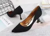 Hot selling mode puntige tenen hoge hak schoenen bruidsmeisje trouwschoenen werkschoenen gratis verzending maat 34 ~ 39