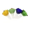G059 Colorful Smoking Pipes Bowls Male 14mm 18mm Joint Bubbler Wide Bore Glass Bong Bowl Ash Catcher Pipe Tool