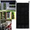 7 bolsos Vasos Plantador na parede de suspensão Vertical Felt Decor Jardim Planta Green Field crescer contentores Sacos Jardim