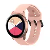 New 20mm Wristband Silicone Strap for Samsung Galaxy Watch Active SM-R500 Huami amazfit Gear Sport Ticwatch 2 Replacement Watch Bands