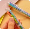 Nouveauté nouveauté stylo à bille multicolore multifonction 6 In1 coloré papeterie fournitures scolaires créatives GA609