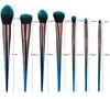7 unids/set kit de brochas de maquillaje profesional base de sombra de ojos colorete brochas de maquillaje sombra de ojos kits de brochas cosméticas