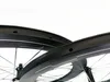 700C 60mm depth Road carbon wheels 25mm width Road bike clincher/tubular carbon wheelset U-shape rim UD matte finish U shape rim