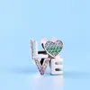 Elegant Romantic Charm Bead Luxury Designer 925 Sterling Silver CZ Diamond High Quality Suitable for Pandora DIY Bracelet Beaded with box