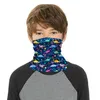 Herbruikbare Kids Bandanas Gezichtsmaskers UV-bescherming Neck Gaiterer Hoofdband Wasbare Sjaal Maskers Stofbescherming Balaclavas met filter