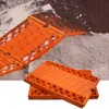 2 pièces/ensemble camions chaînes à neige pour roues voiture pliable anti-dérapant Plat boue pneus chaîne de Protection Automobiles accessoires de sécurité routière