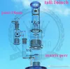 Glas-Shisha-Bong 16 Zoll Wasserpfeife Handbemalter Becherdrache mit Ice Pinch 16 Zoll Rauchsprudler