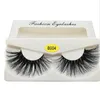 Free Shipping ePacket! 3D Visone Ciglia 100% reale del visone Lashes 22-25mm lungo drammatico Spesso False Lash fatto a mano