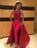 2019 Nieuwe Arabische tarieven jurken zonder broek Illusie Kaftan Dubai Moslimvrouwen prom -jurken Satin Red Sexy A Line Evening Jurken A31992366