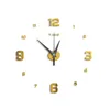 Настенные часы 2021 Современный дизайн ускоренный Quartz Fashion Watches Mirror Sticker Diy Diy Decre Decre