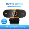 Full HD 1080p Webcam USB con microfono MIN MINI COMPUTER, flessibile girevole, per laptop, macchina fotografica desktop Educazione online