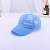 Mode Wild Fluorescerend Mesh Hat Zomer Reizen Outdoor Ademend Visor Baseball Cap Street Lovers Sun Hat Truck Cap Klantgericht