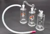 Portátil Colorido MINI vidro Oil rig Bong Cachimbo de água cachimbo cachimbos de água de tabaco filtro de água cachimbo de água com mangueira