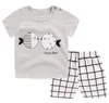 Kinder Designer Kleidung Baby Mode Anzüge INS Mädchen Boutique Outfit Tier Gedruckt Tops Hosen Kurzarm T-shirt Shorts Kleidung Sets A5503