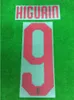 2018-20 Milan HIGUAIN # 9 ROMAGNOLI # 13 Impresión Nombre Número Conjunto Jersey parche parche al por mayor.