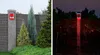 Vattentät sollarm Ljus ljudsäkerhet Siren Light 6 LED -larm Varningssäkerhet Antitheft Flashing Light Sensor Garden Lamp7062456