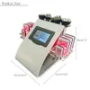 Hot 6 in 1 40K ultrasonic cavitation slimming machine body shape vacuum lipolaser weight Loss Beauty Equipment DHL