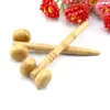 Wooden Face Roller Massager 360 Rotation Full Body Shape Face Slim Massage Tools Lifting Wrinkle Remover6904457